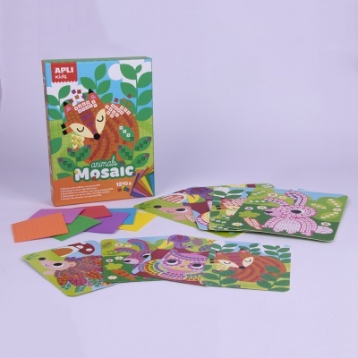 Jogo de Mosaicos com Animais APLI Kids