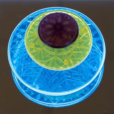 Rocas coloridas radiantes