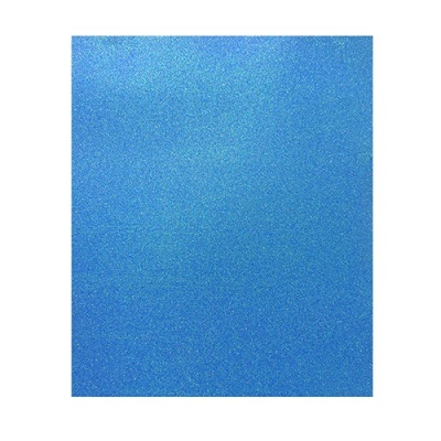 Folha azul brilhante com textura granulada