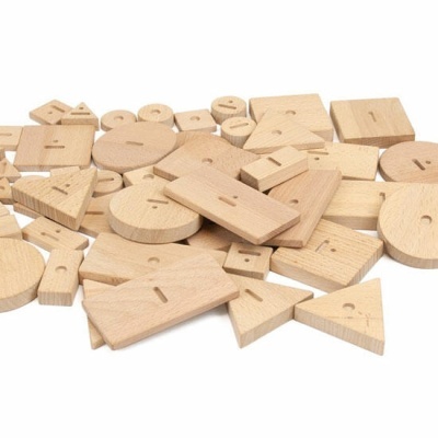 Jogo sensorial dos blocos lógicos