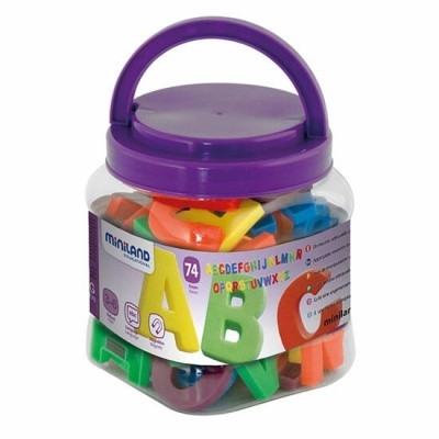 Conjunto de letras magnéticas maiúsculas Jumbo