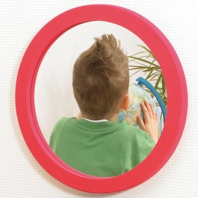 Espelho Redondo de Parede Softie