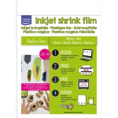 Shrink plastic A4 (Plástico Mágico) para impressão Shrink plastic A4 (Plástico Mágico) para impressão