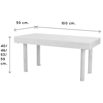 Mesa de Luz rectangular