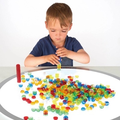 Contadores Empilháveis Translúcidos