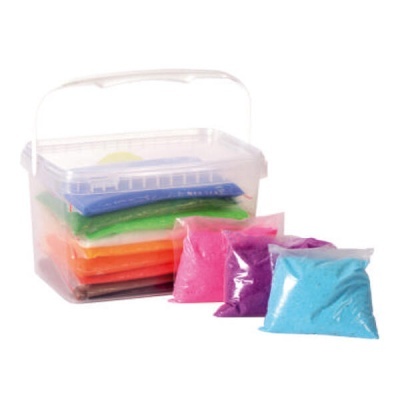 Conjunto de Areia Colorida ? 12 Cores