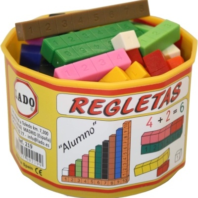 Cuisenaire numerado - 450 peças