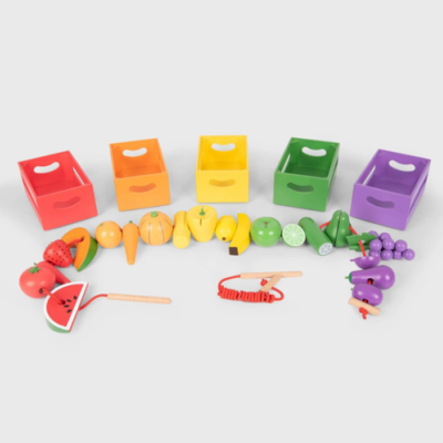 Caixas de Classificação de Frutas e Legumes em Madeira