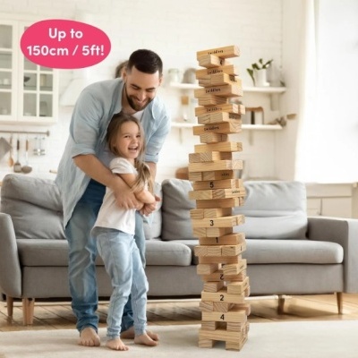 Torre de Madeira Gigante_ Jenga