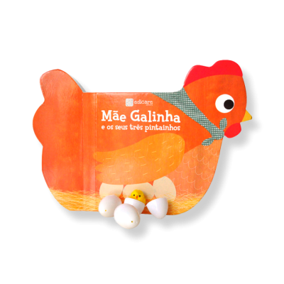 Mãe Galinha e os seus Três Pintainhos