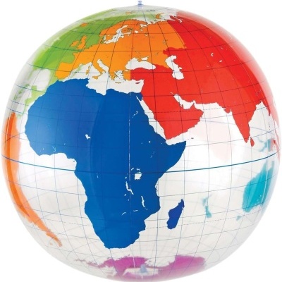 Globo Terrestre Insuflável Gigante