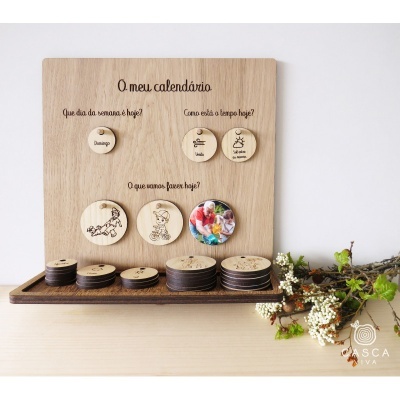 O meu calendário - Modelo 1