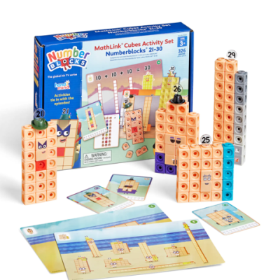 Conjunto de Atividades MathLink Cubes Numberblocks 21-30