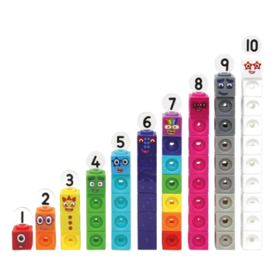 Conjunto de Atividades MathLink Cubes Numberblocks 1-10