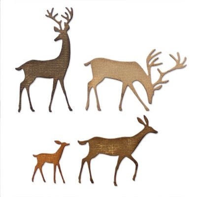 Thinlits craft dies set Darling deer