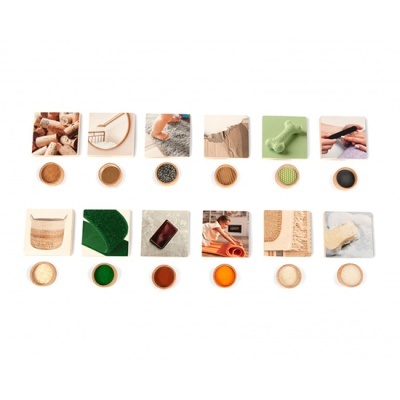 Jogo tátil de associação com imagens reais Jogo tátil de associação com imagens reais