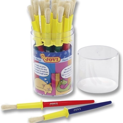 Pincéis de cerdas naturais