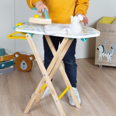 Wooden ironing board