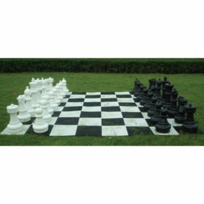 Tabuleiro em Nylon para Xadrez e Damas Gigantes