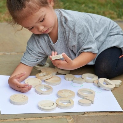 Formas de Madeira Dentro e Fora
