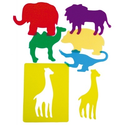 Stencil Translúcido Zoo