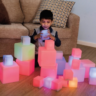 Blocos de Construção Luminosos Sensoriais ICT Blocos de Construção Luminosos Sensoriais ICT