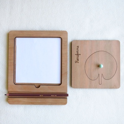 Inserções/ Stencils com formato de folhas