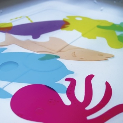 Stencil Translúcido Animais do mar