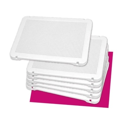 Conjunto de 6 Placas Brancas Para Pinos