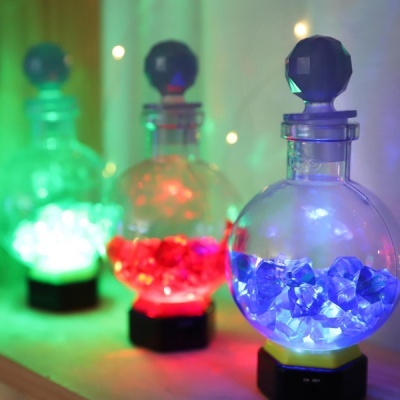 Frascos para poções transparentes - Conjunto de 6