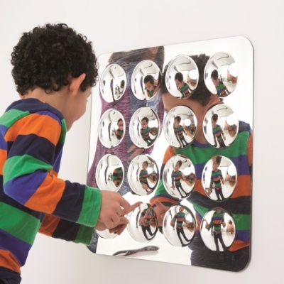 Painel de Espelho Convexo - dezasseis cúpulas