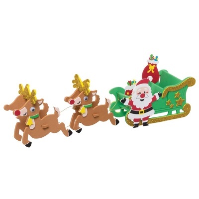 Kits de renas e trenós - pack de 2