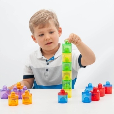 Potinhos de Cor Translúcidos