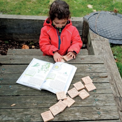 Match Me Azulejos Sensoriais de Flores