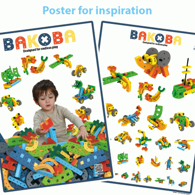 Mega Caixa Criativa - Bakoba Creative Mega Box – 300 Peças