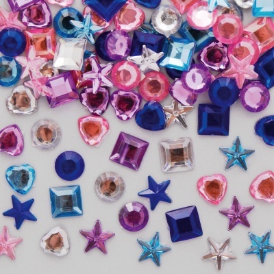 Pack de 200 Winter Acrylic Jewels