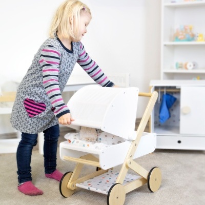 Carrinho de boneca "Little Button"