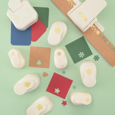 Craft Punch Set Christmas 9 peças