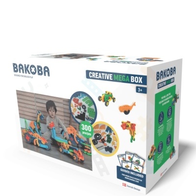 Mega Caixa Criativa - Bakoba Creative Mega Box – 300 Peças