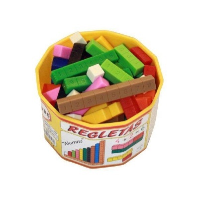 Barras Cuisenaire - 52 peças
