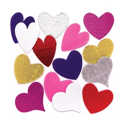 Pack Corações Ondulados - Pack de 120
