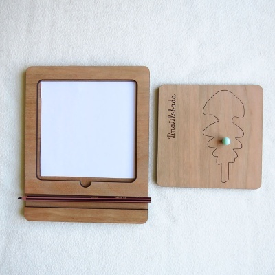 Inserções/ Stencils com formato de folhas