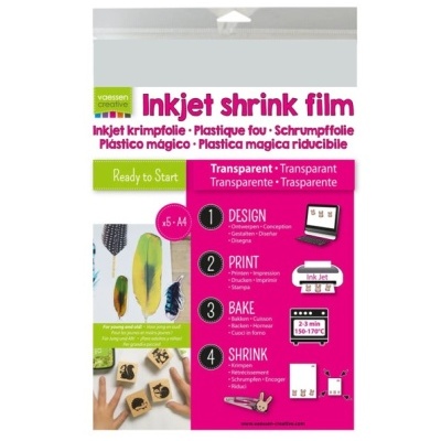 Shrink plastic A4 (Plástico Mágico) para impressão Shrink plastic A4 (Plástico Mágico) para impressão