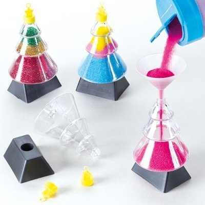 Christmas Tree Sand Art - Pack de 4