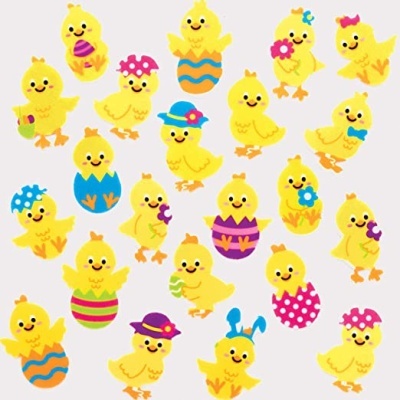 Autocolantes de feltro - Pintaínho - Pack de 100