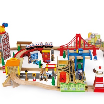 Wooden Railway "Port"