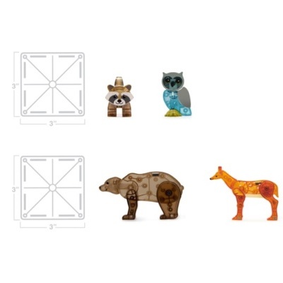 Magna-Tiles Animais da floresta Magna-Tiles Animais da floresta