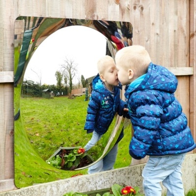 Painel de Espelho Convexo - uma cúpula Painel de Espelho Convexo - uma cúpula