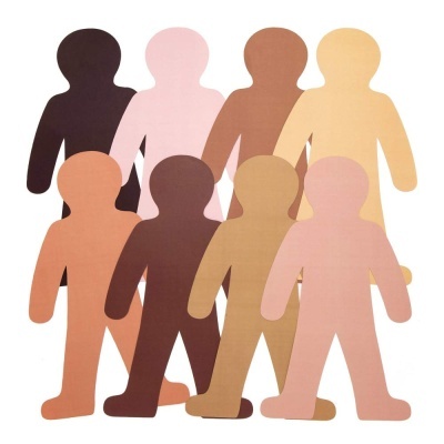 Pack de 56 - Skin Tone People Cut-Outs