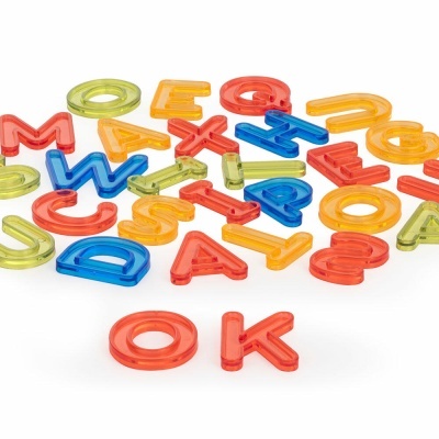 Letras Maiúsculas Translúcidas